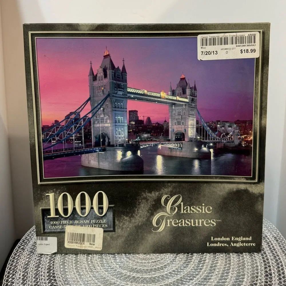 Sure Lox Classic Treasures London England Puzzle 1000 Pieces NWT